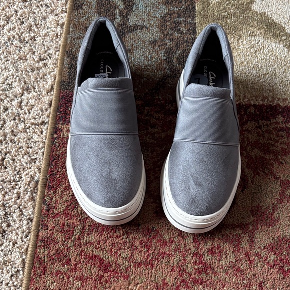 Women’s Clarks Audreigh Eve Dark Grey Footwear Brand New Size 7 - Picture 2 of 7